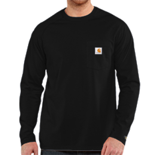 Custom Carhartt® Force Cotton Delmont Long Sleeve T-Shirt jerseys ...